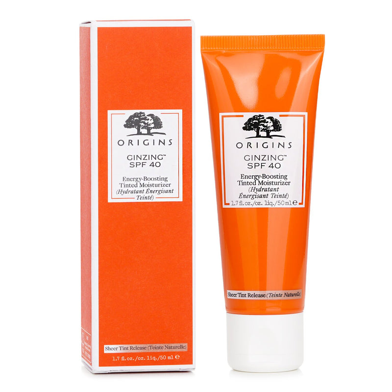 Origins GinZing SPF 40 Energy-Boosting Tinted Moisturizer - Sheer Tint Release  50ml/1.7oz