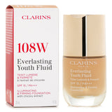 Clarins Everlasting Youth Fluid Illuminating & Firming Foundation SPF 15 - # 108 Sand(Random Packaging)  30ml/1oz