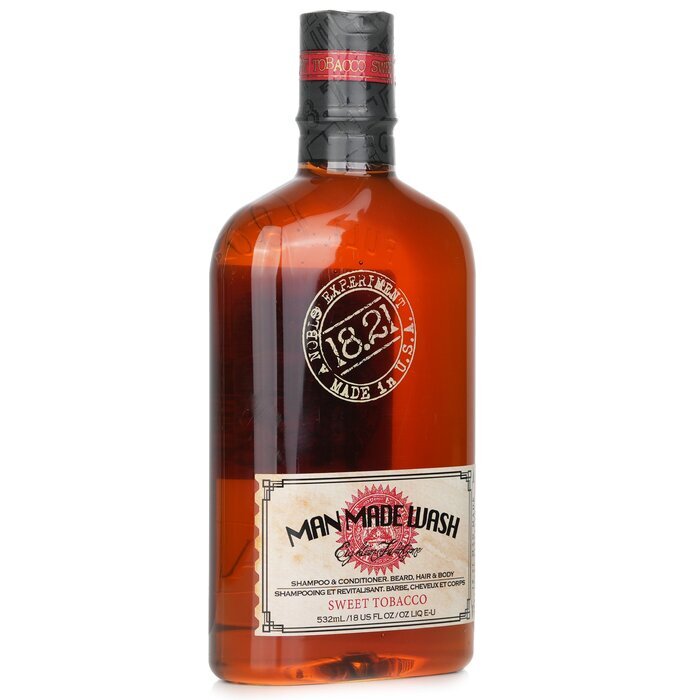 18.21 Man Made Man Made Wash Shampoo, Conditioner & Body Wash - # Sweet Tobacco 530ml/18oz
