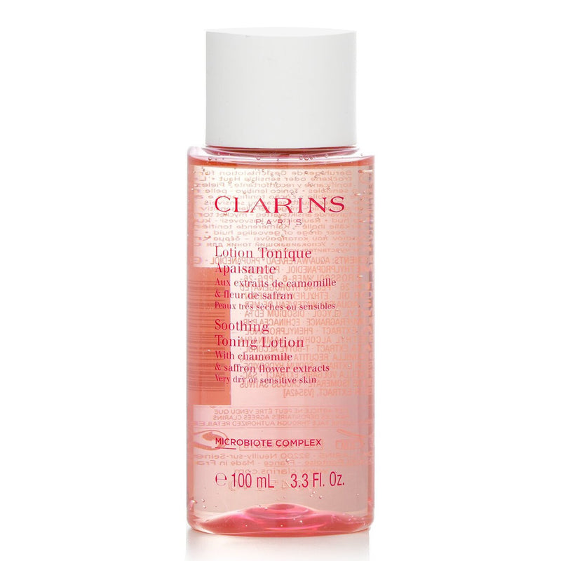 Clarins Soothing Toning Lotion with Chamomile & Saffron Flower Extracts - Very Dry or Sensitive Skin  100ml/3.3oz