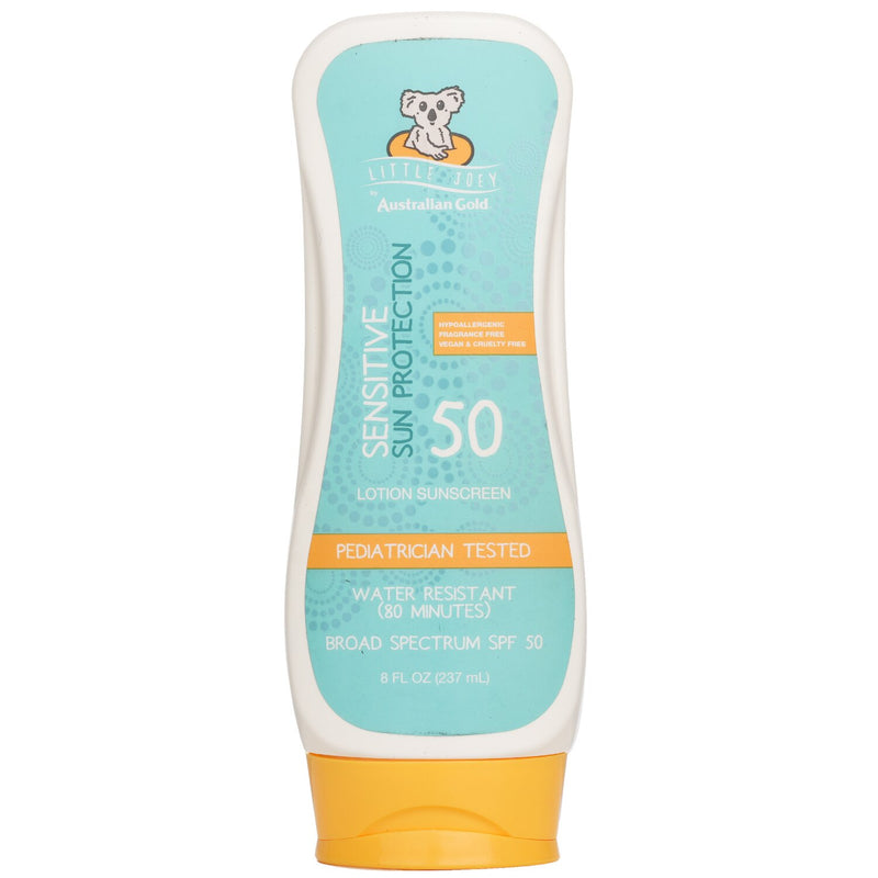 Australian Gold Little Joey Lotion Sunscreen SPF 50 (Sensitive Sun Protection)  237ml/8oz