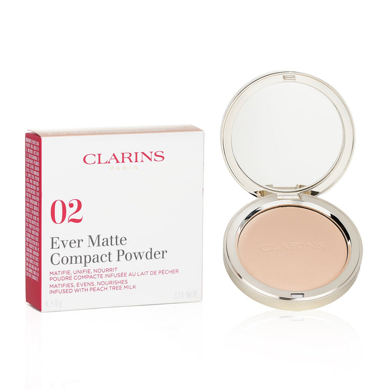 Clarins Ever Matte Compact Powder - # 02 light  10g/0.3oz