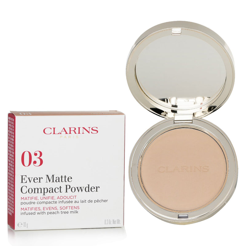 Clarins Ever Matte Compact Powder - # 03 Light Medium  10g/0.3oz