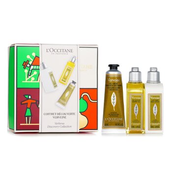 L'Occitane Verbena Box Set: Shower Gel 70ml + Body lotion 70ml + Hand Cream Gel 30ml (Unboxed)  3pcs