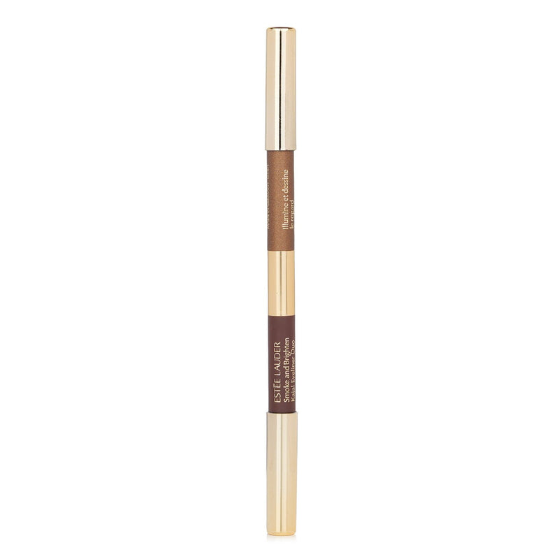 Estee Lauder Smoke And Brighten Kajal Eyeliner Duo - # Dark Chocolate / Rich Bronze  0.5g/0.02oz