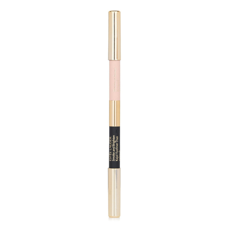 Estee Lauder Smoke And Brighten Kajal Eyeliner Duo - # Noir / Cream  0.5g/0.02oz