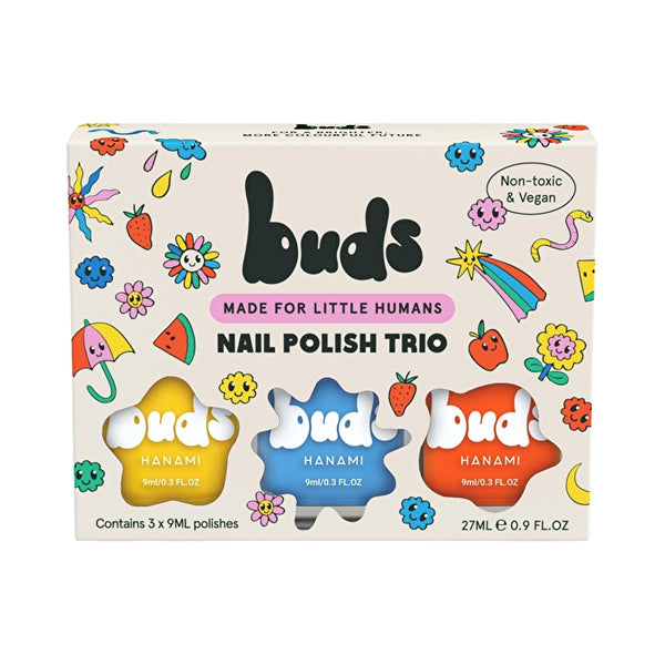 Hanami Cosmetics Hanami Buds Kids Nail Polish Trio Splash 3 X 9ml