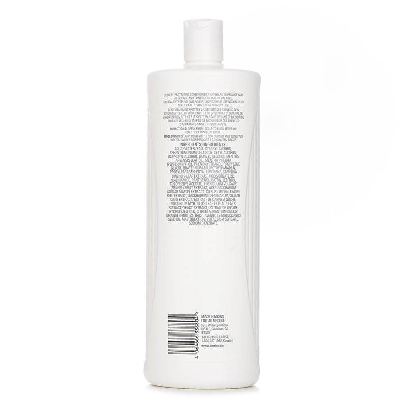 Nioxin Density System 3 Scalp Therapy Conditioner (Colored Hair, Light Thinning, Color Safe) (Random Packaging)  1000ml/33.8oz