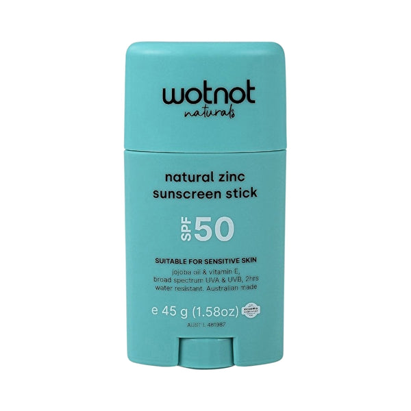 Ecodirect Pty Ltd Wotnot Sunscreen Stick Natural Zinc Spf50 45g