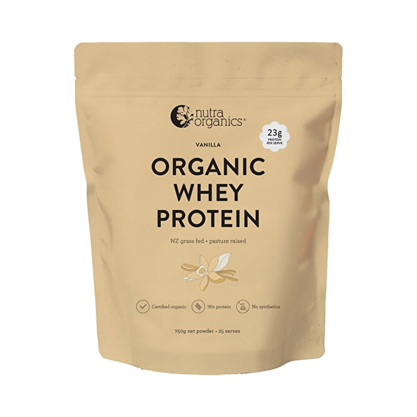 Nutra Organics Nutra Org Organic Whey Protein Vanilla 750g