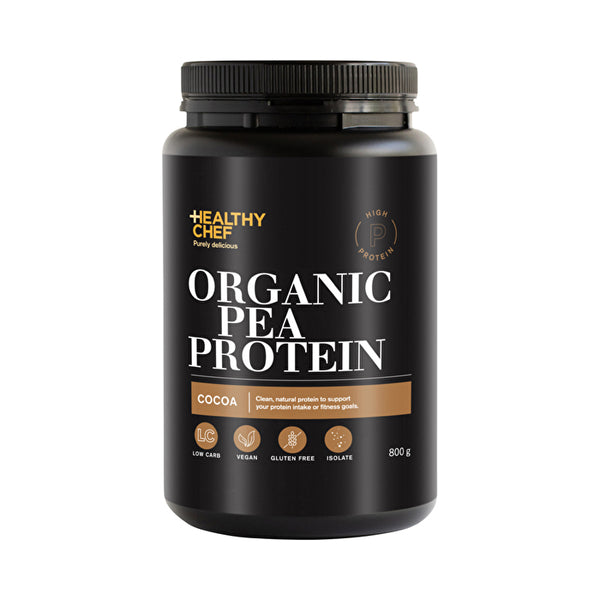 The Healthy Chef Organic Pea Protein Cocoa 800g