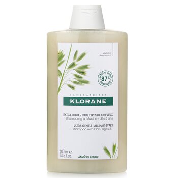 Klorane Shampoo With Oat (Ultra Gentle All Hair Types)  400ml/13.5oz