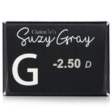 Clalen 1 Day Iris Suzy Gray Color Contact Lenses -2.50  30pcs