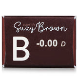 Clalen 1 Day Iris Suzy Brown Color Contact Lenses -0.00  30pcs