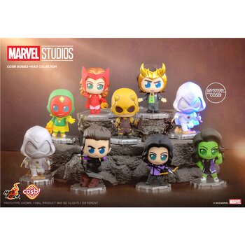 Hot Toys Marvel Studios - Marvel Disney+ Cosbi Bobble-Head Collection (Series 2) - (Individual Blind Boxes)  6x10x6cm