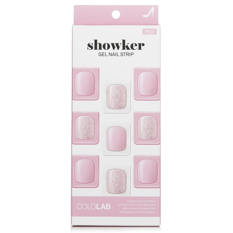 Cololab Showker Gel Nail Strip # CSA311 Violet Flower  1pcs