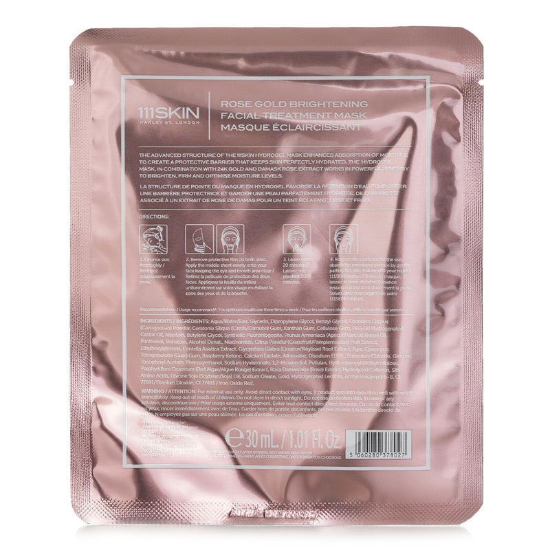 111skin Rose Gold Brightening Facial Treatment Mask  5x30ml