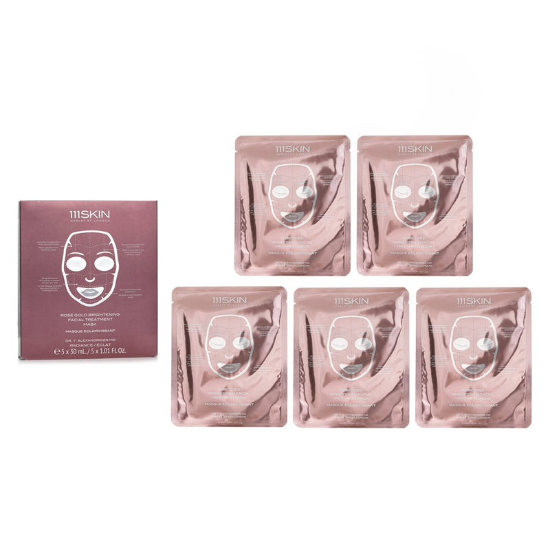 111skin Rose Gold Brightening Facial Treatment Mask  5x30ml