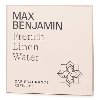 Max Benjamin Car Fragrance Refill - French Linen Water  1pc