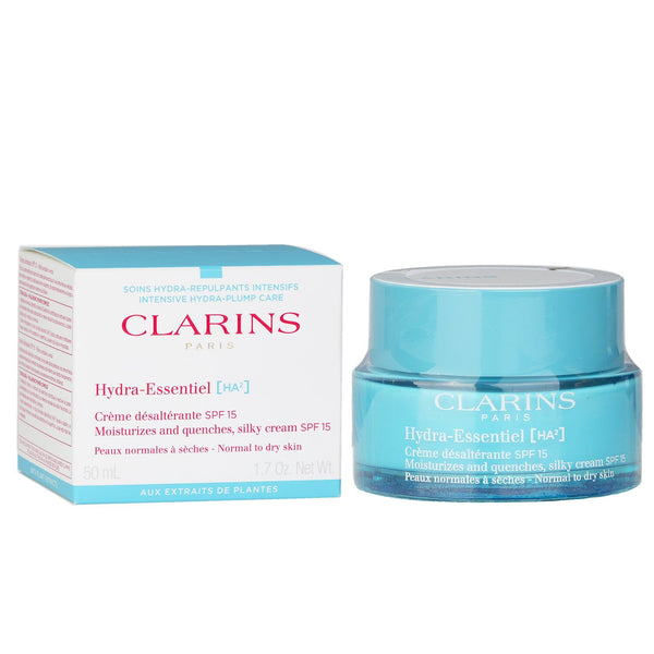 Clarins Hydra Essentiel [HA?] Moisturizes And Quenches, Silky Cream SPF 15 (For Normal to Dry Skin)  50ml/1.7oz