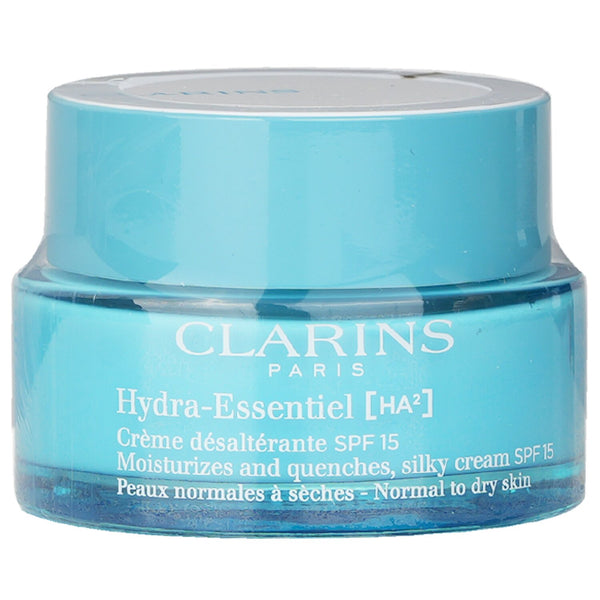 Clarins Hydra Essentiel [HA?] Moisturizes And Quenches, Silky Cream SPF 15 (For Normal to Dry Skin)  50ml/1.7oz