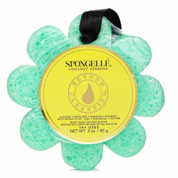 Spongelle Wild Flower Soap Sponge - Coconut Verbena (Green)  1pc/85g