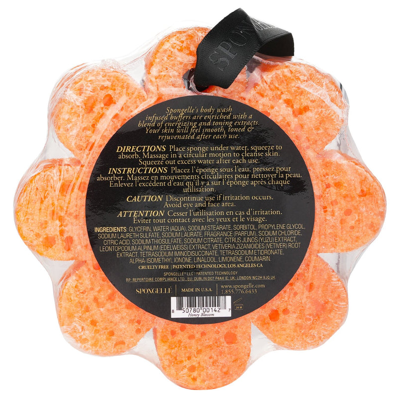 Spongelle Wild Flower Soap Sponge - Honey Blossom (Orange)  1pc/85g