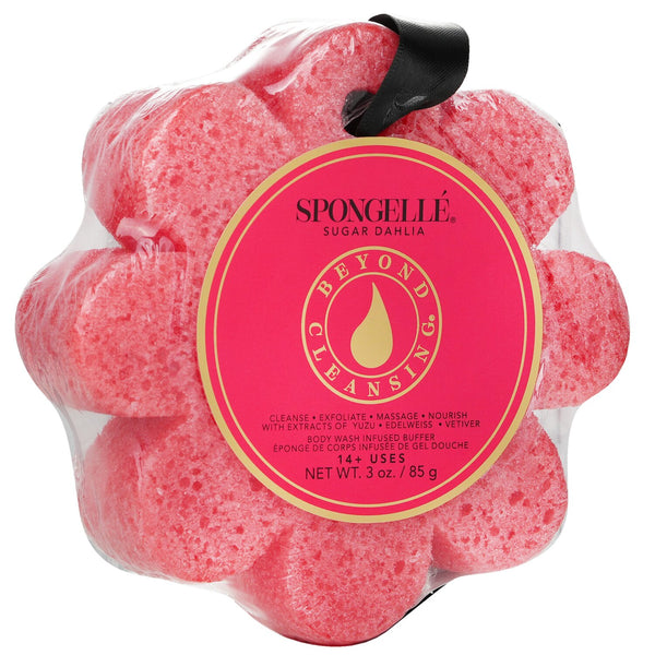 Spongelle Wild Flower Soap Sponge - Sugar Dahlia (Red)  1pc/85g