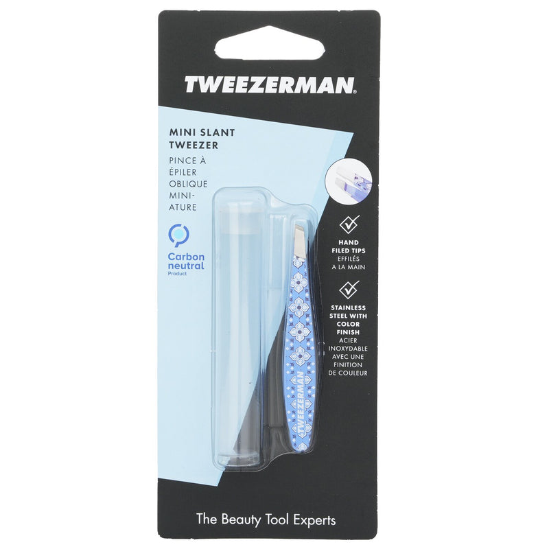 Tweezerman Mini Slant Tweezer - Granite Sky