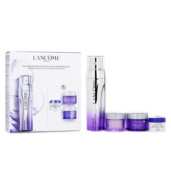 Lancome High Performance Anti-Aging Skincare Set: Renergie Serum 50ml + Day Cream 15ml + Night Cream15ml + Eye Cream 5ml  4pcs