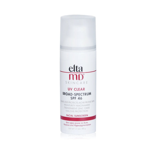 EltaMD UV Clear Facial Sunscreen SPF 46 - For Skin Types Prone To Acne, Rosacea & Hyperpigmentatio (Box Slightly Damage)  48g/1.7oz