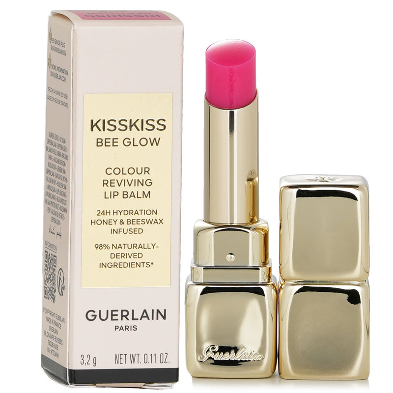 Guerlain KissKiss Bee Glow Lip Balm - # 458 Pop Rose Glow  3.2g/0.11oz