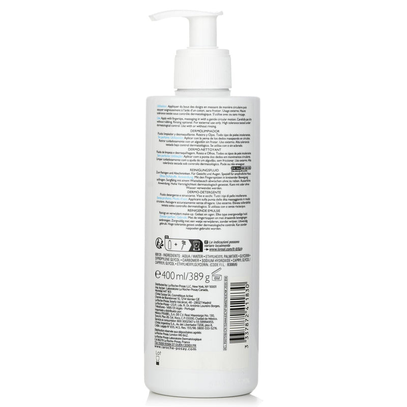 La Roche Posay Toleriane Dermo-Cleanser (Face and Eyes Make-Up Removal Fluid)  400ml/13.5oz