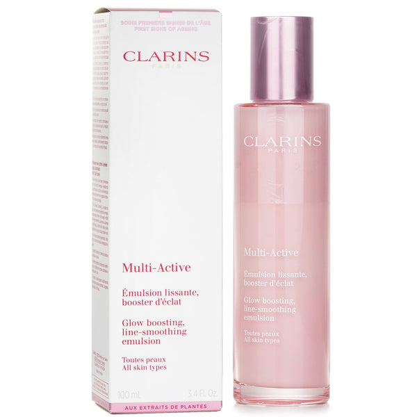 Clarins Multi-Active Glow Boosting Line-Smoothing Emulsion All Skin Types  100ml/3.4oz