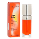 Clarins Lip Comfort Oil With Sweetbriar Rose Oil- # 22 Daring Orange  7ml