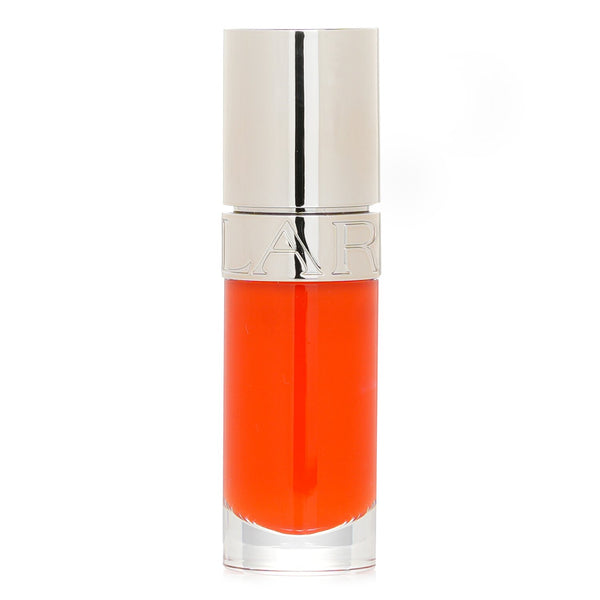 Clarins Lip Comfort Oil With Sweetbriar Rose Oil- # 22 Daring Orange  7ml