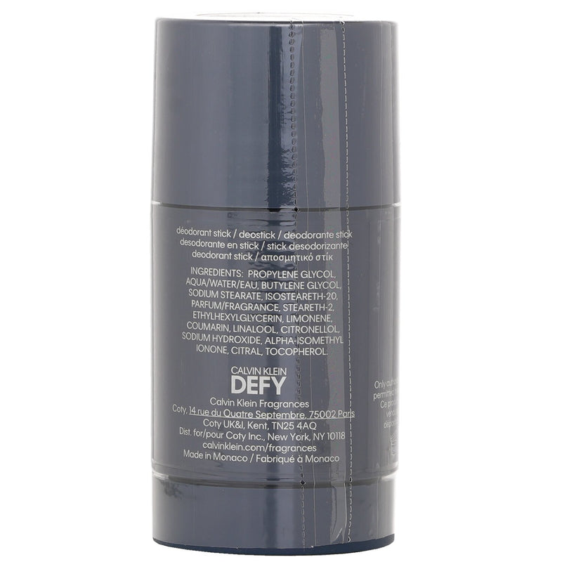 Calvin Klein Defy For Men Alcohol-Free Deodorant Stick  75ml/2.4oz