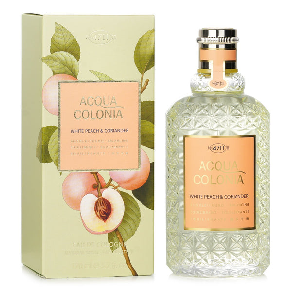 4711 Acqua Colonia White Peach & Coriander Eau De Cologne Spray  170ml/5.7oz x2