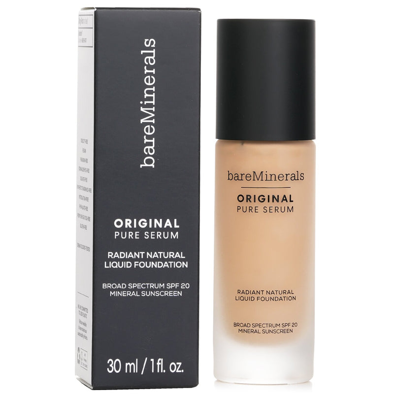 BareMinerals Original Pure Serum Radiant Natural Liquid Foundation Mineral SPF 20 - # Light Neutral 2.5  30ml/1oz