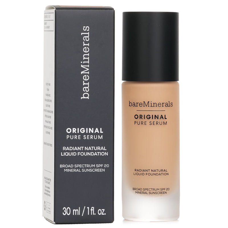 BareMinerals Original Pure Serum Radiant Natural Liquid Foundation Mineral SPF 20 - # Medium Neutral 3  30ml/1oz