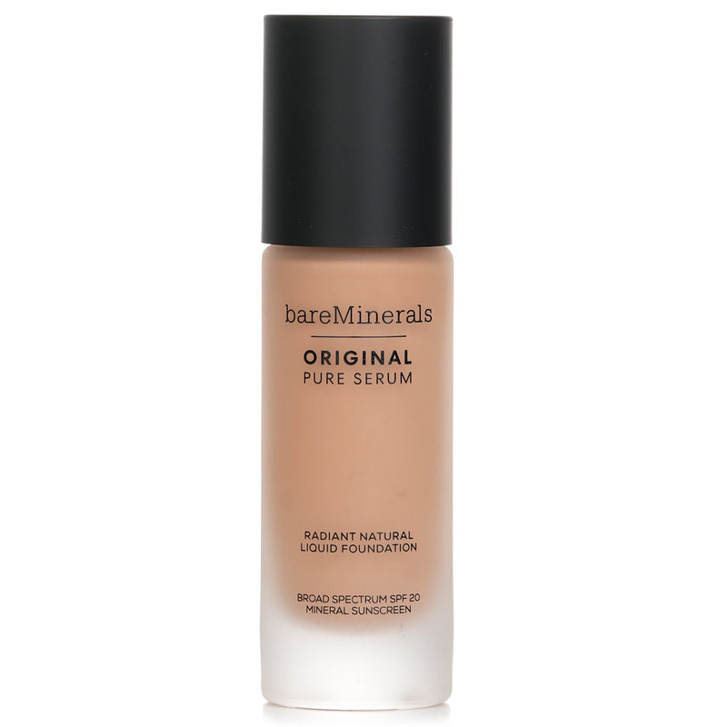 BareMinerals Original Pure Serum Radiant Natural Liquid Foundation Mineral SPF 20 - #Medium Deep Neutral 4.5  30ml/1oz