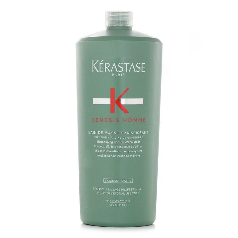 Kerastase Genesis Homme Bain De Masse Epaississant Shampoo System  1000ml/34oz