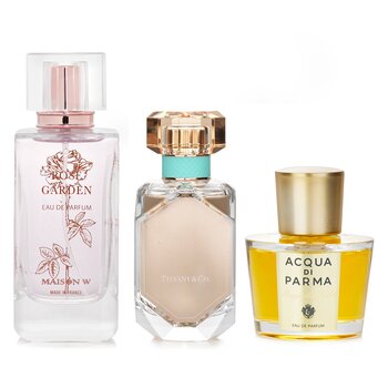 Maison W Maison W x Acqua Di Parma x Tiffany & Co.-Rose & Magnolia Nobile Eau De Parfum Spray Bundle  3pcs