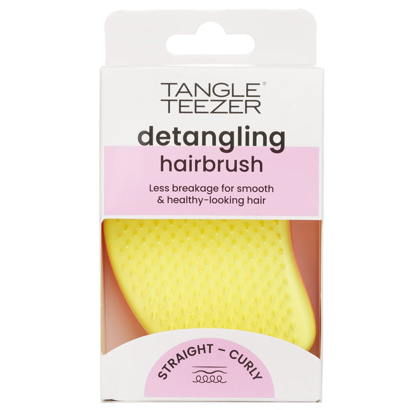 Tangle Teezer The Original Detangling Hairbrush for Straight & Curly Hair - # Salmon Pink And Hyper Yellow  1pc