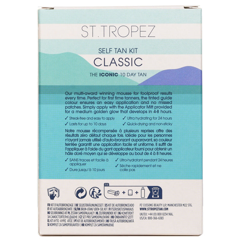 St. Tropez Self Tan Classic Mini Kit: Bronzing Mousse 50ml + Application Mitt  2pcs