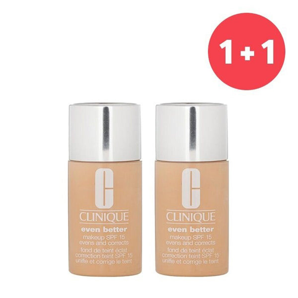 Clinique ?1+1 Set?Even Better Makeup SPF15 (Dry Combination to Combination Oily) - No. 25 Buff     30ml/1oz