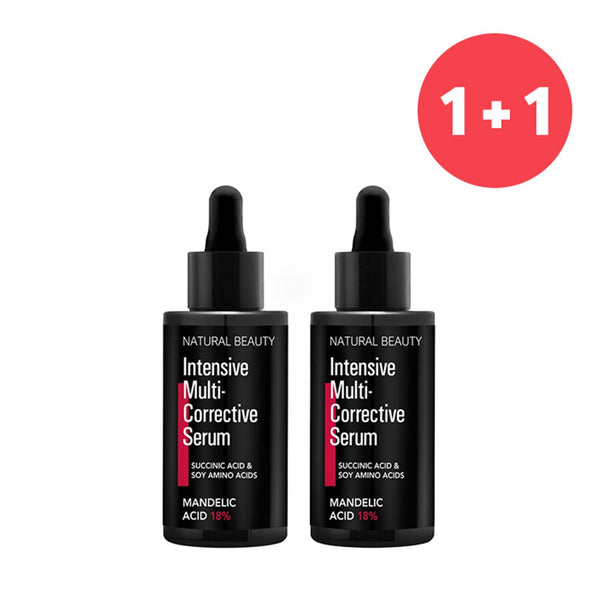 Natural Beauty 【1+1 Set】Intensive Multi-Corrective Serum - Mandelic Acid 18%  35ml/1.18oz