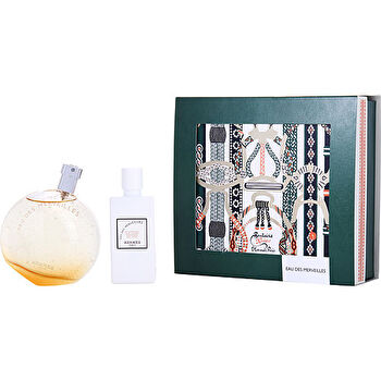 Hermes Eau Des Merveilles Eau De Toilette Spray 100ml/3.3oz & Body Lotion 80ml/2.7oz