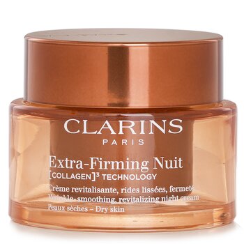 Clarins Extra Firming Creme Nuit Wrinkle Smoothing Revitalizing Night Cream (Dry Skin)  50ml