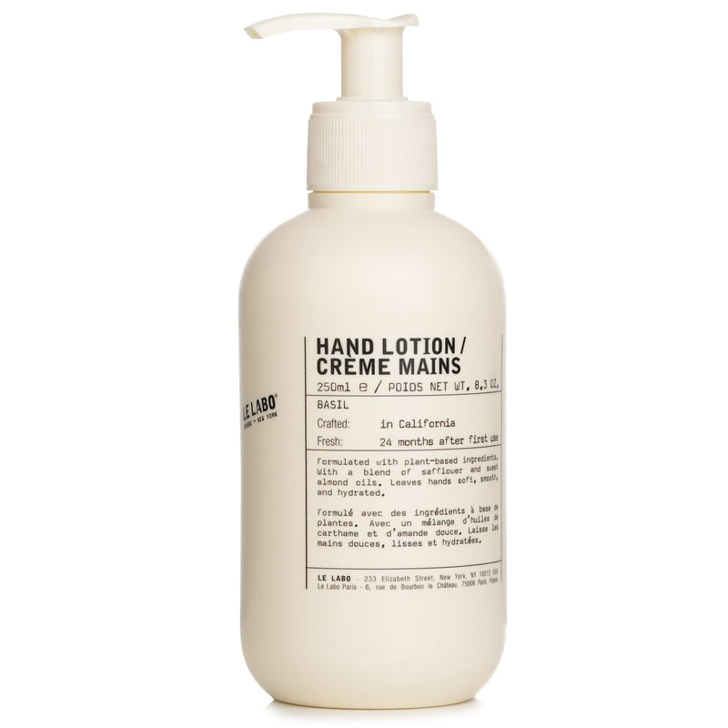 Le Labo Basil Hand Lotion  250ml/8.3oz